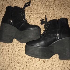 Black Platform Boots